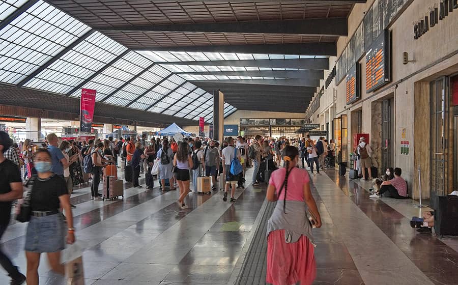 Santa Maria Novella Train Station, photo by Armin Kleiner
