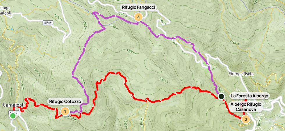 Stage 5 - Camaldoli to Badia Prataglia - AllTrails Map