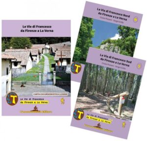 Via di Francesco da Firenze a La Verna guide + carta 1:25.000