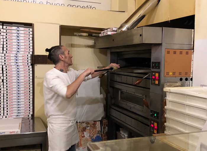 Handmade Pizza at Pizzeria Da Vincenzo