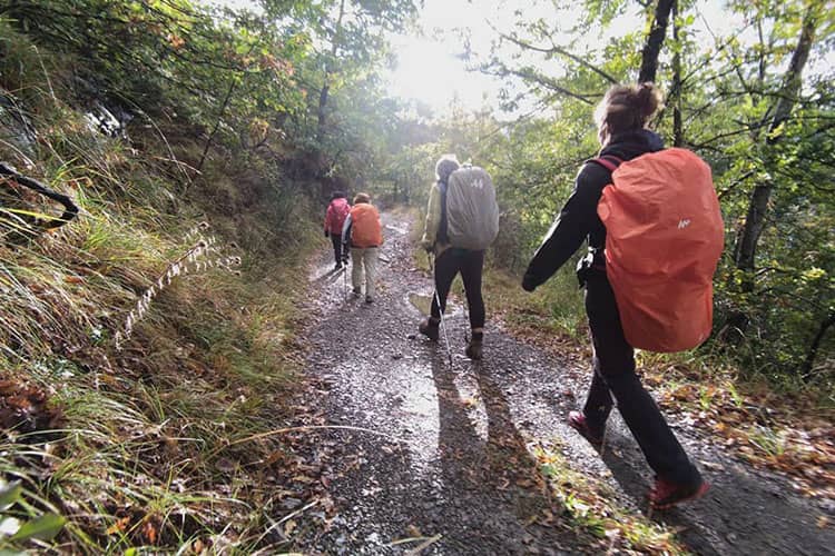 Check the forecast for the entire route ahead of time and pack accordingly